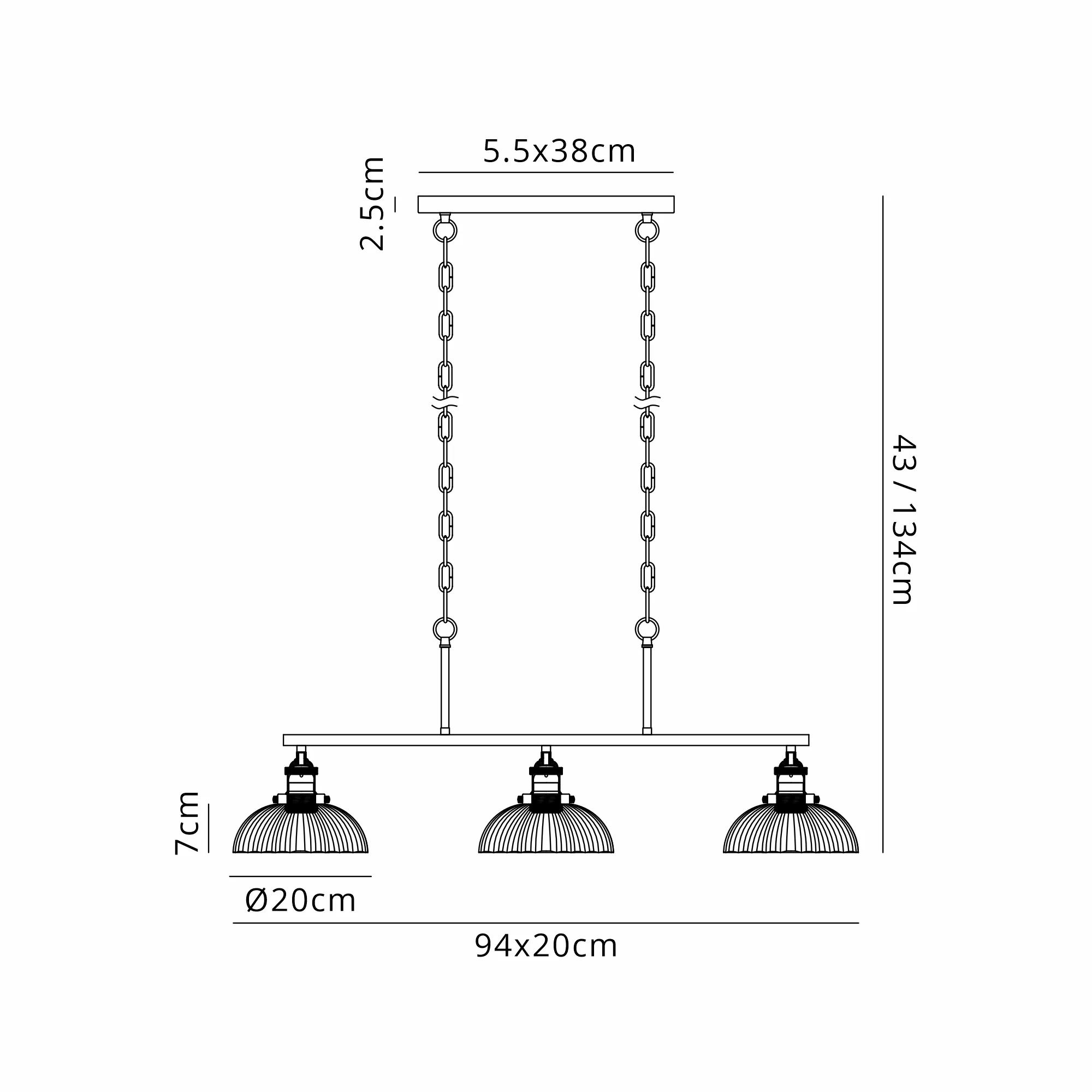 Walter-Satin Nickel Ceiling Lights Deco Linear Fittings